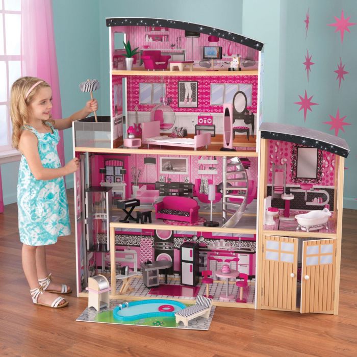 Интерактивный кукольный домик KidKraft 65826 Sparkle Mansion