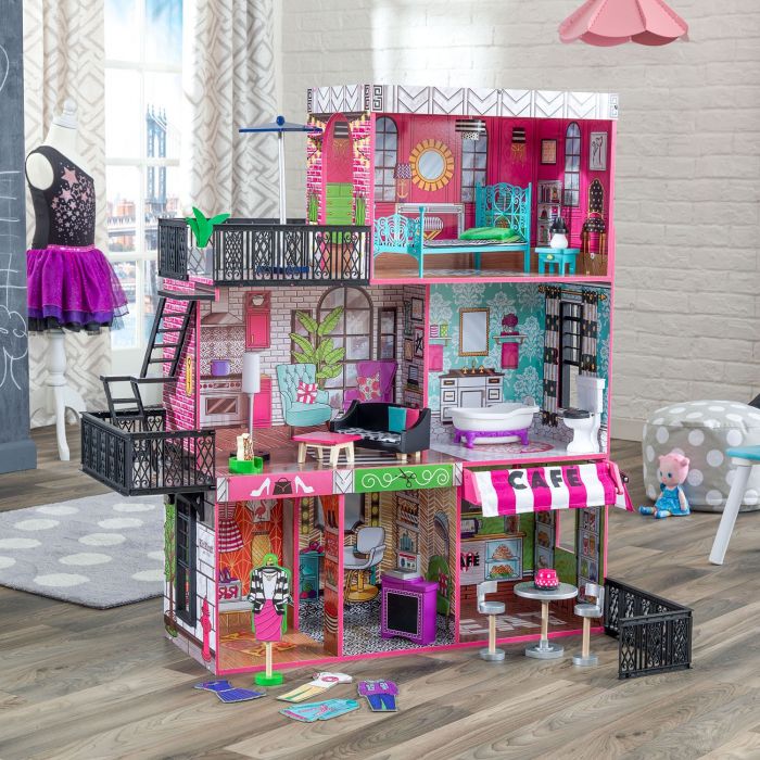 Интерактивный кукольный домик KidKraft 65922 Brooklyn's Loft