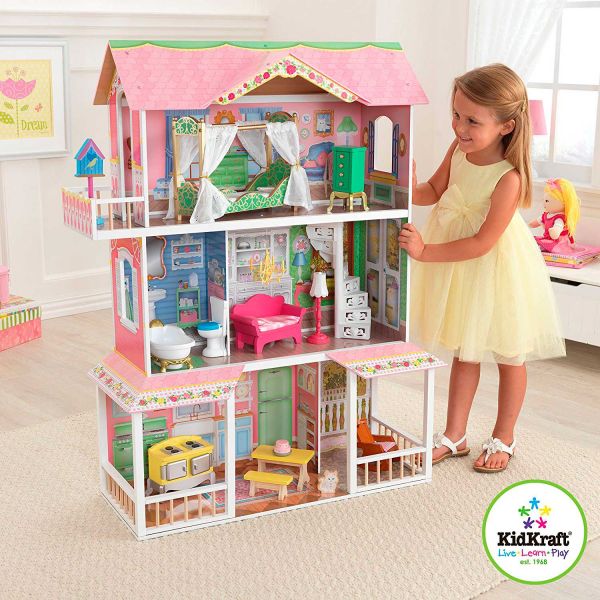 Интерактивный кукольный домик KidKraft 65935 Sweet Savannah Интерактивный кукольный домик KidKraft 65935 Sweet Savannah