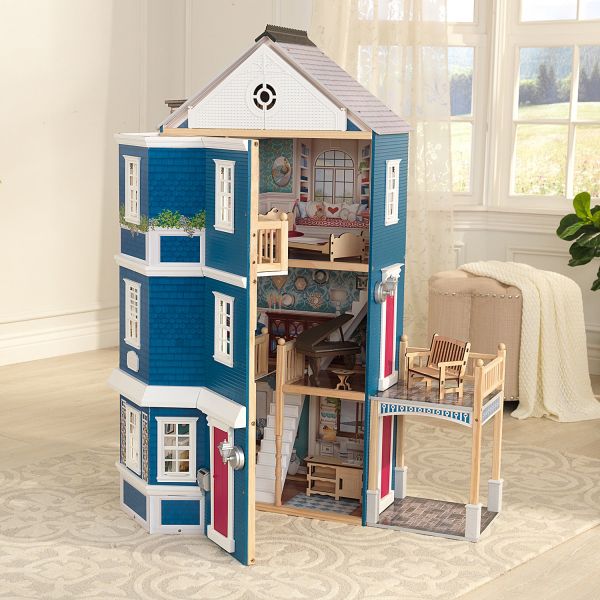 Интерактивный кукольный домик KidKraft 65947 Great Blue Cottage