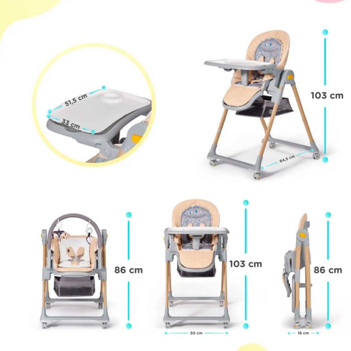 Стільчик для годування 2 в 1 Kinderkraft Lastree