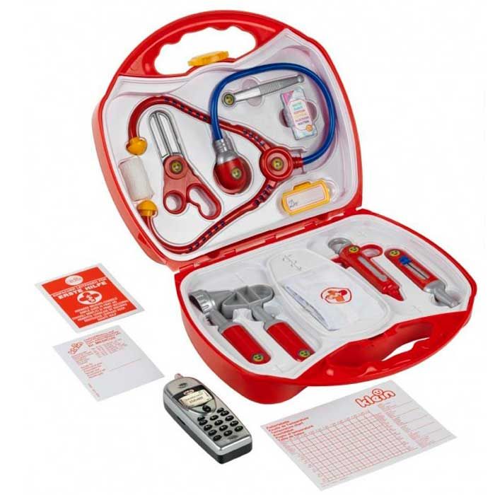 Детский игровой набор доктора в кейсе с мобильным телефоном Klein 4350