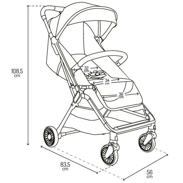 Прогулочная коляска MoMi Andrea