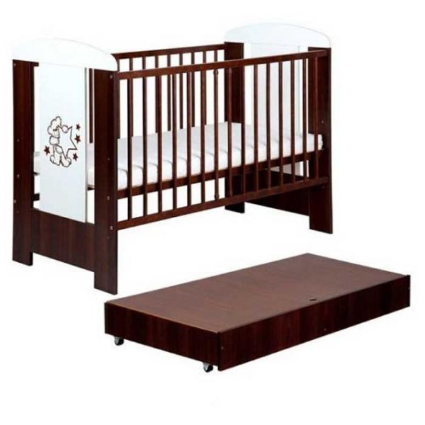 Кроватка детская Klups Safari Mis z Gwiazdkami (с ящиком) Кроватка детская Klups Safari Mis z Gwiazdkami (с ящиком)