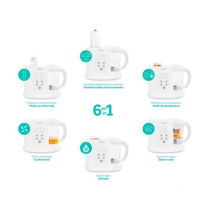 Пароварка-блендер Miniland Chefy 6