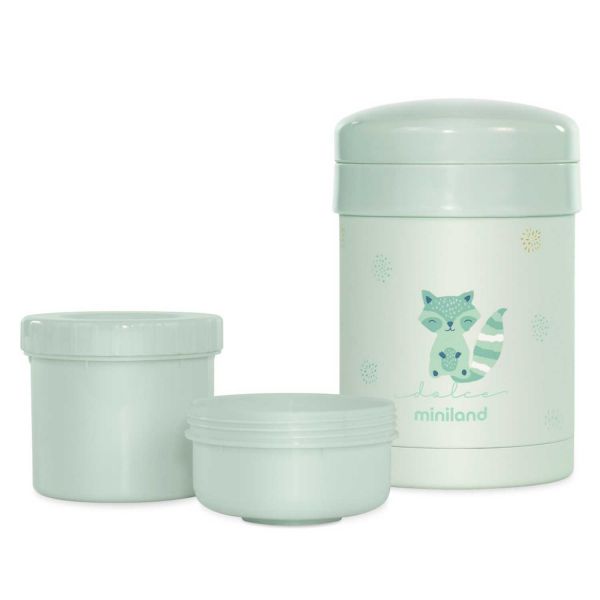 Детский термос для еды с контейнерами Miniland Thermetic на 700 мл Детский термос для еды с контейнерами Miniland Thermetic на 700 мл
