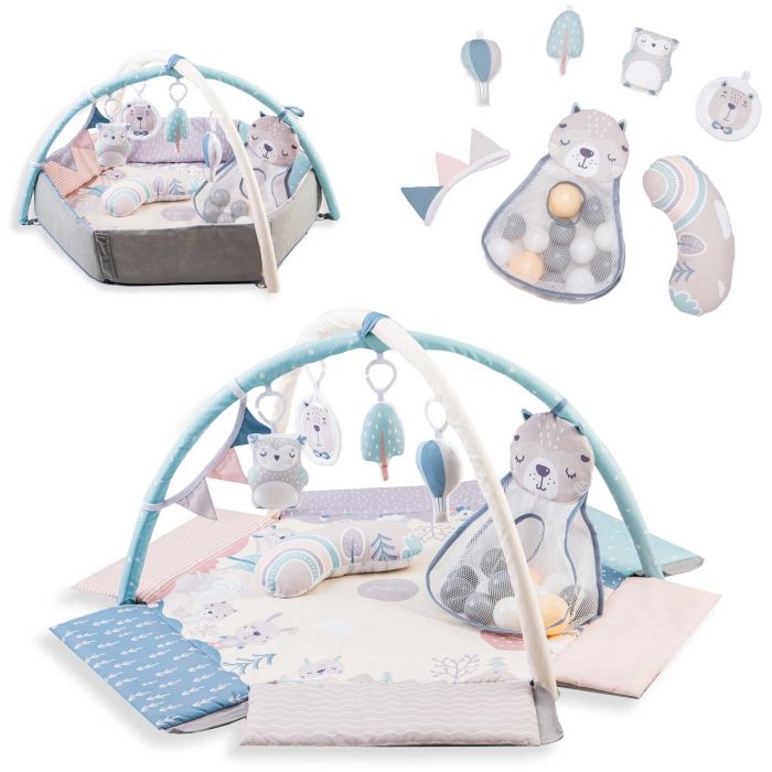 Детский развивающий коврик MoMi Pastel