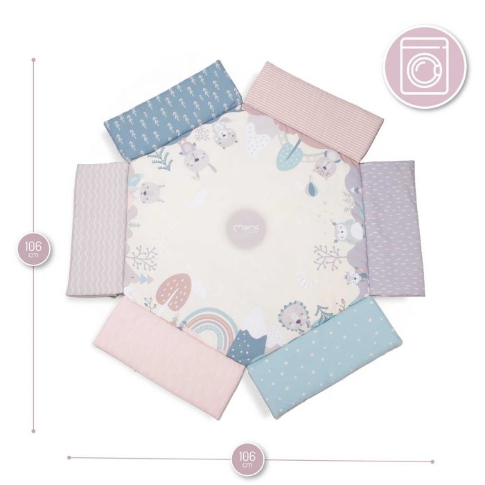 Детский развивающий коврик MoMi Pastel