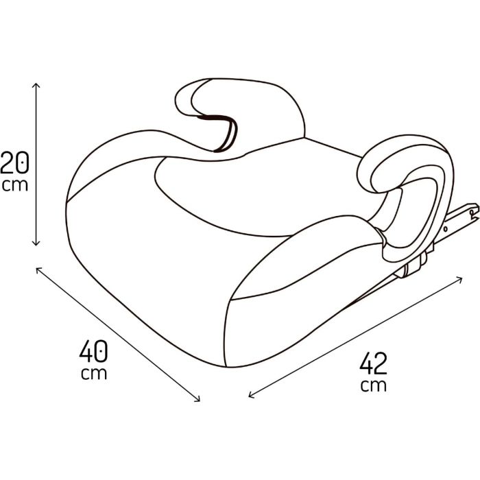 Автокресло бустер MoMi Venko I-SIZE (22-36 кг)