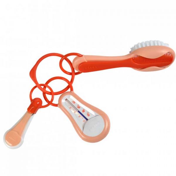 Набір: термометр, гребінь і гребінець, щипці для нігтів Beaba