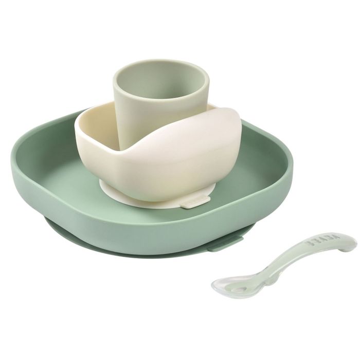 Набор силиконовой посуды Beaba 4 предмета