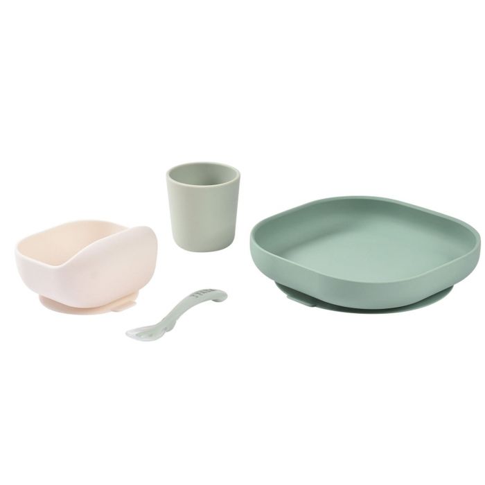 Набор силиконовой посуды Beaba 4 предмета