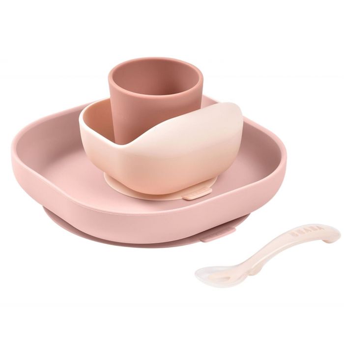 Набор силиконовой посуды Beaba 4 предмета