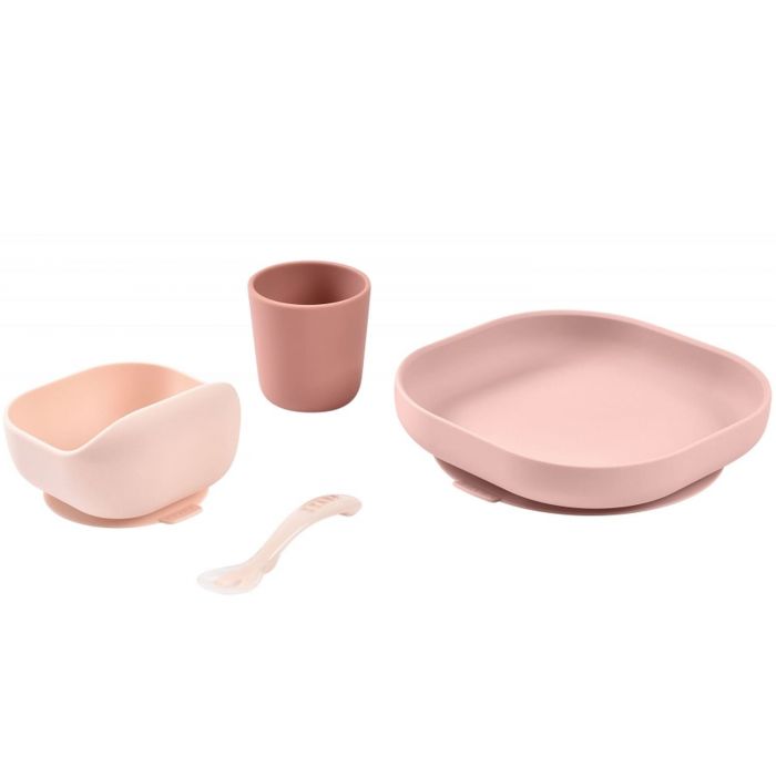 Набор силиконовой посуды Beaba 4 предмета