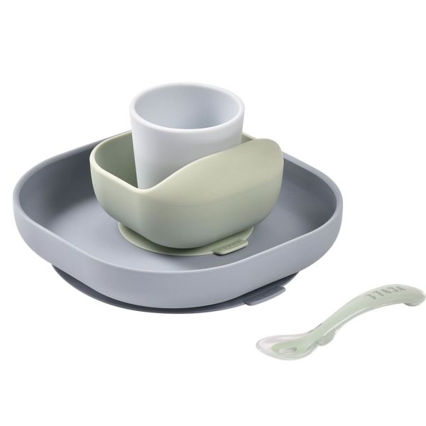 Набор силиконовой посуды Beaba 4 предмета