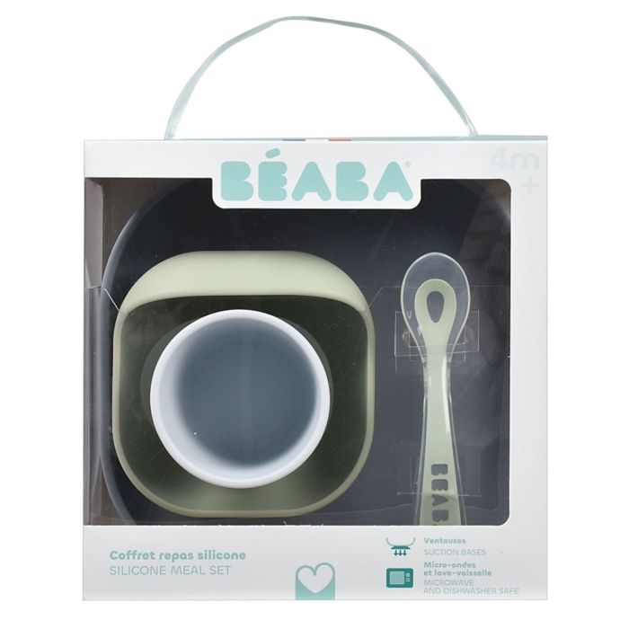 Набор силиконовой посуды Beaba 4 предмета