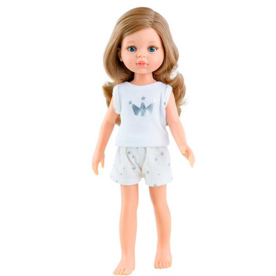 Кукла Paola Reina 13211 Карла с прической в пижаме 32 см