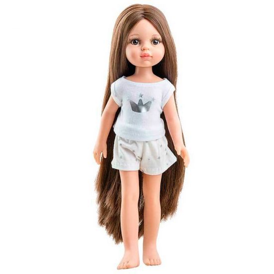 Кукла Paola Reina 13213 Кэрол с длинными волосами в пижаме 32 см