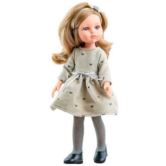 Кукла Paola Reina 04463 Карла в коричневом платье 32 см