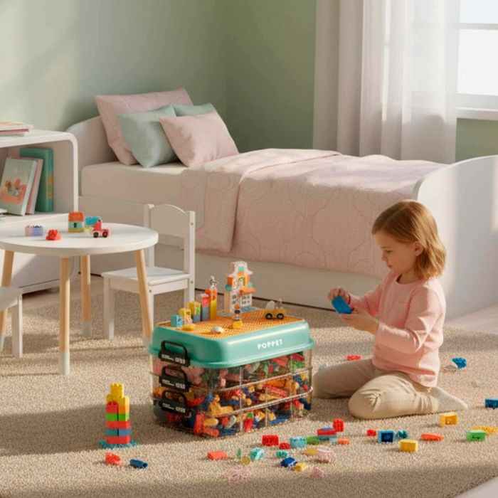 Многофункциональный ящик для хранения игрушек Poppet Блокбокс