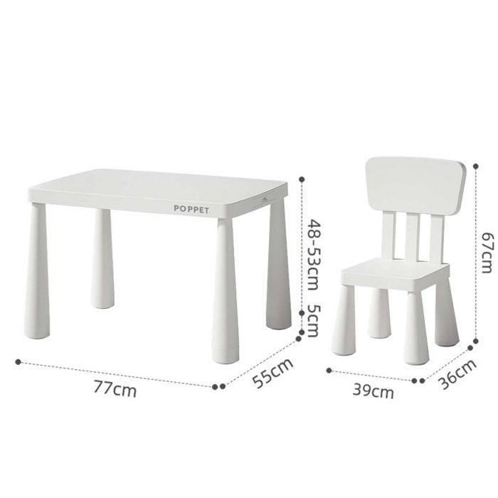 Детский столик Poppet Маммут и два стульчика