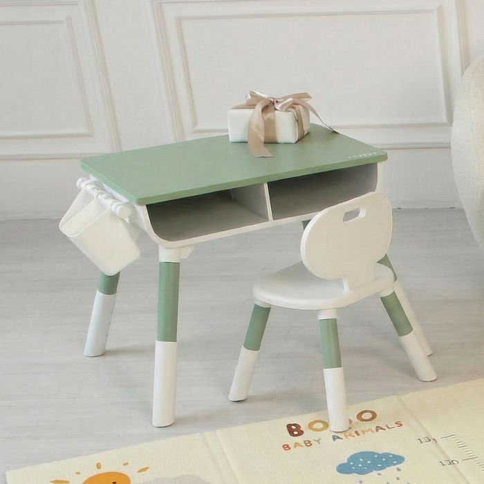 Дитячий стіл і стільчик Poppet Мультивуд 3в1