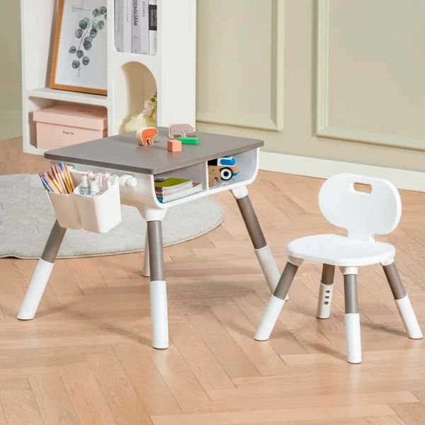 Детский столик и стульчик Poppet Мультивуд 3в1