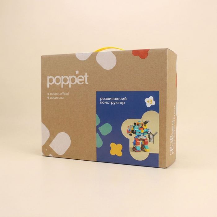 Развивающий конструктор Poppet «Мега-робот трансформер», 172 элемента