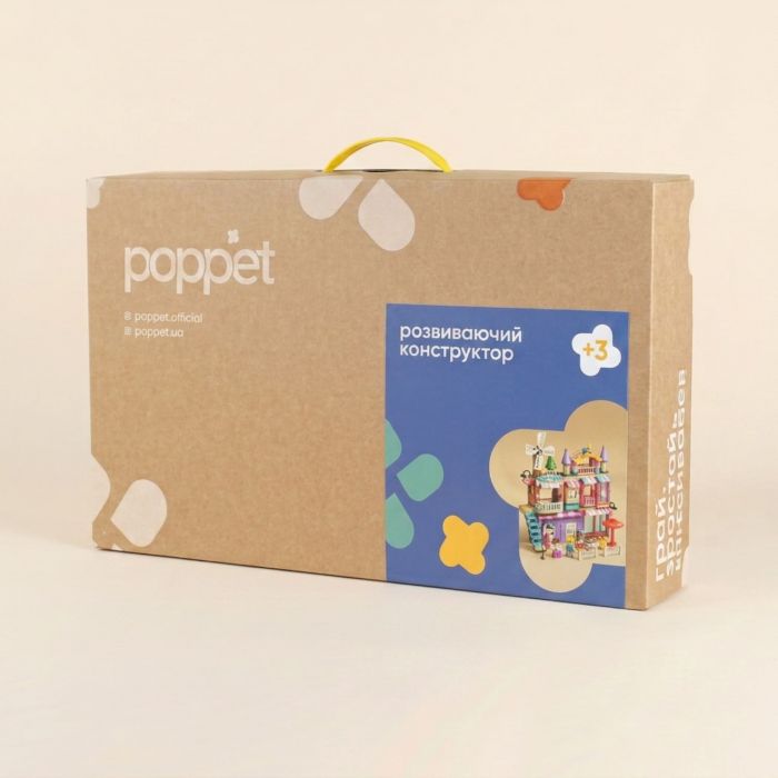 Развивающий конструктор Poppet «Дворец Принцессы», 216 элементов