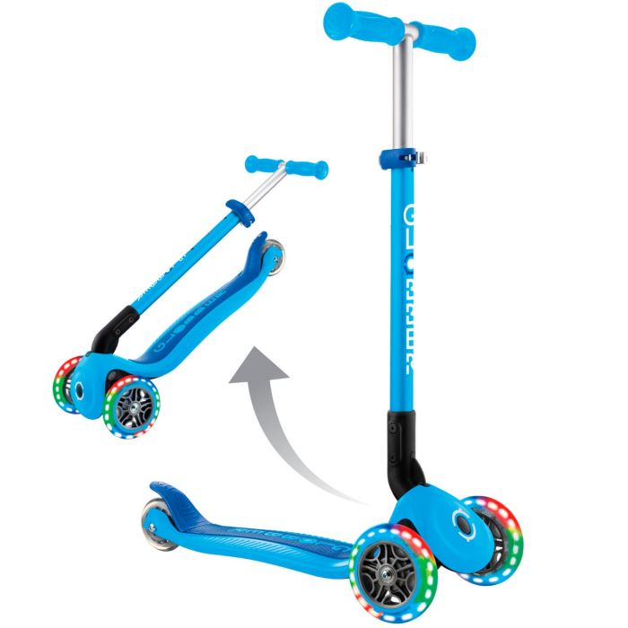 Cкладной cамокат Globber Primo Foldable Lights с подсветкой