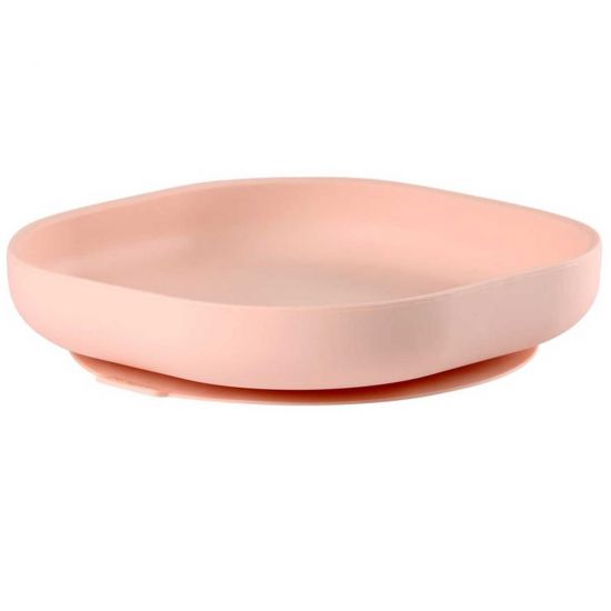 Силиконовая тарелка с подставкой-присоской Beaba