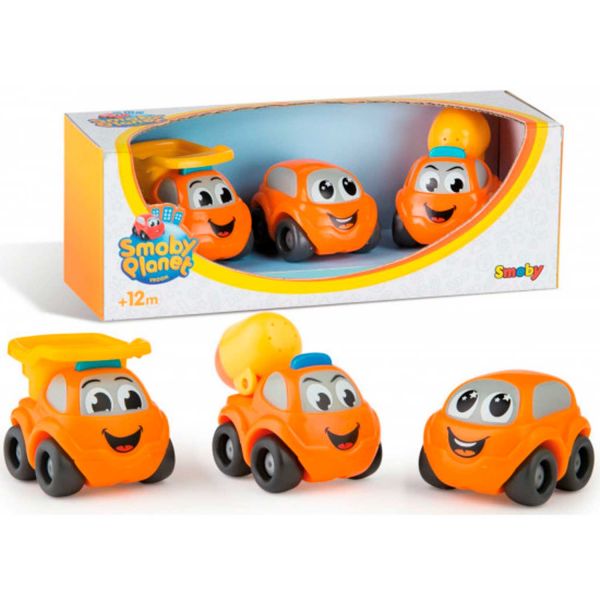 Набор машинок Vroom Planet Smoby 120218
