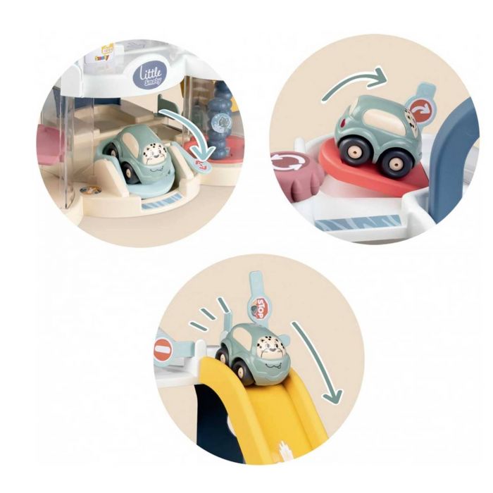 Развивающая игра Smoby 140202 Первый гараж с машинкой