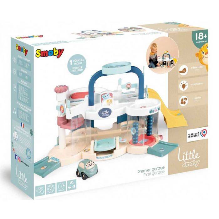 Развивающая игра Smoby 140202 Первый гараж с машинкой