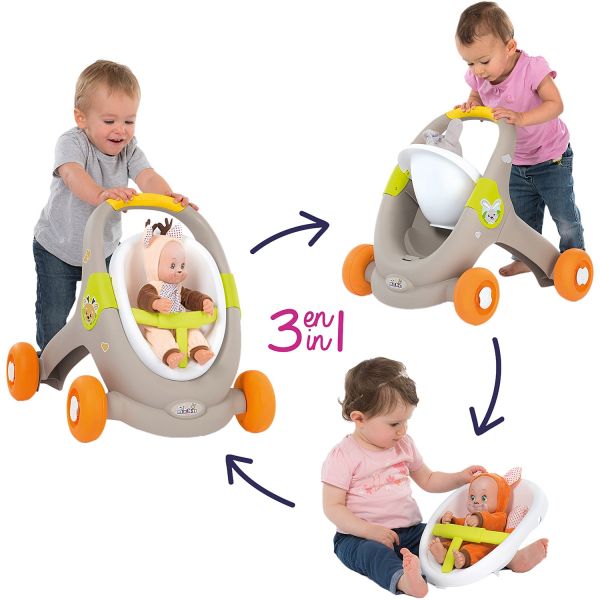 Ходунки-коляска для кукол Smoby Minikiss Ходунки-коляска для кукол Smoby Minikiss