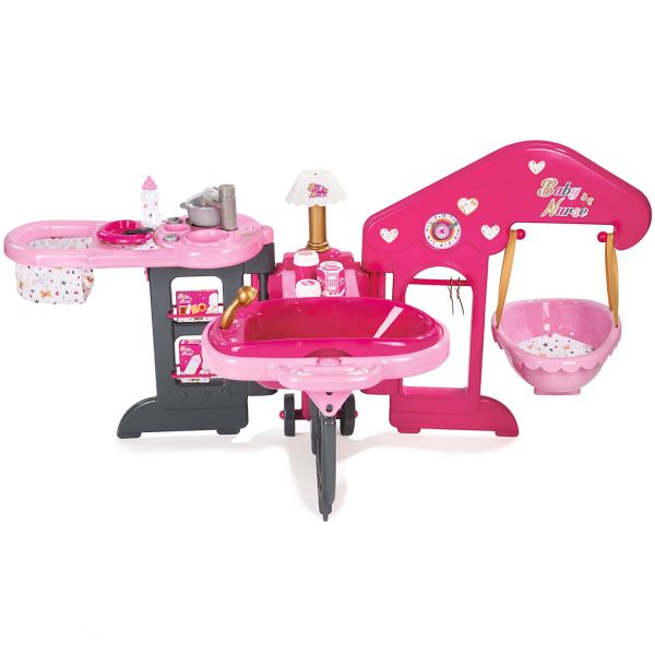 Игровой центр Smoby 220318 Baby Nurse по уходу за куклой 6 в 1