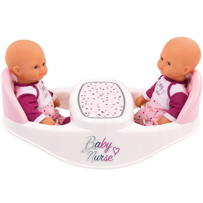 Стульчик для кормления двух кукол BabyNurse Smoby 220344