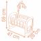 Кроватка для кукол Baby Nurse Smoby 220390
