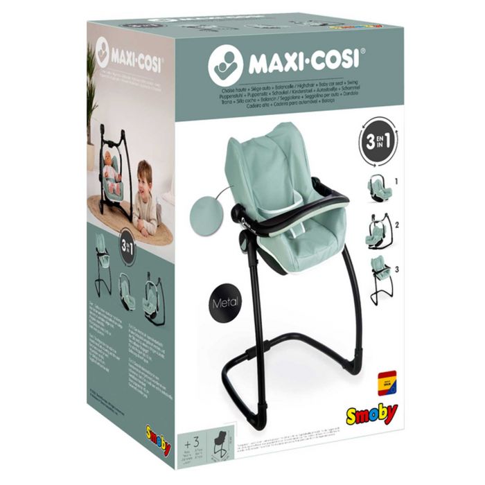 Стільчик для ляльок 3 в 1 Maxi Cosi Smoby 240239 Мята