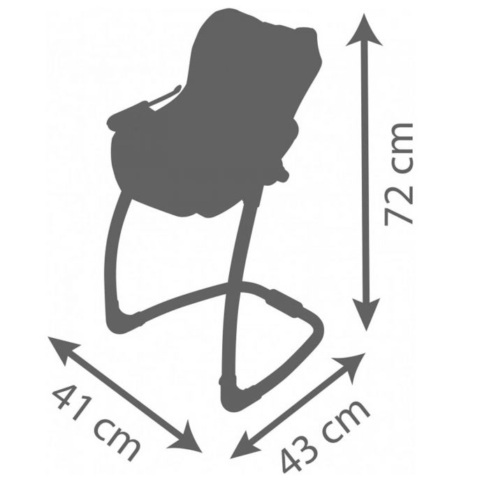 Стульчик для кукол 3 в 1 Maxi Cosi Smoby 240245 Айвори