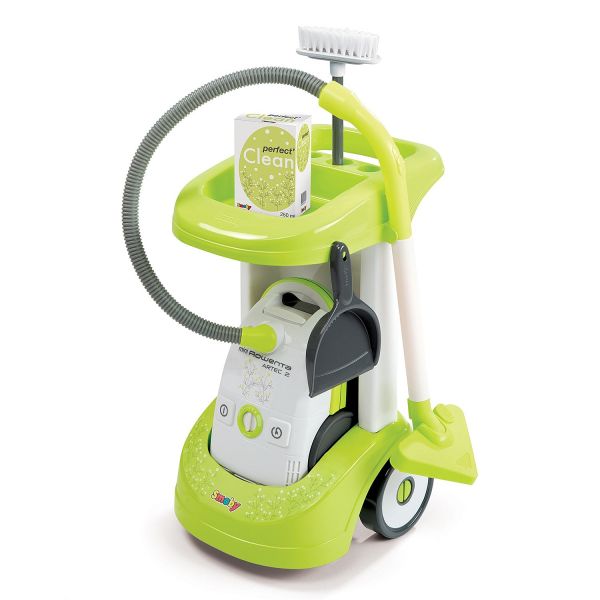 Тележка для уборки с пылесосом Rowenta Smoby 24406