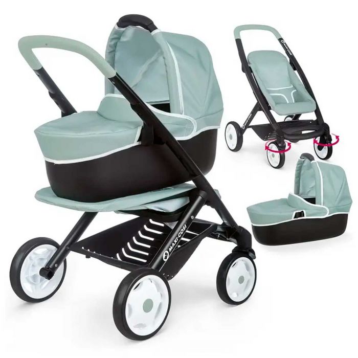 Коляска для кукол Smoby 253120 Quinny 3 в 1 Мята