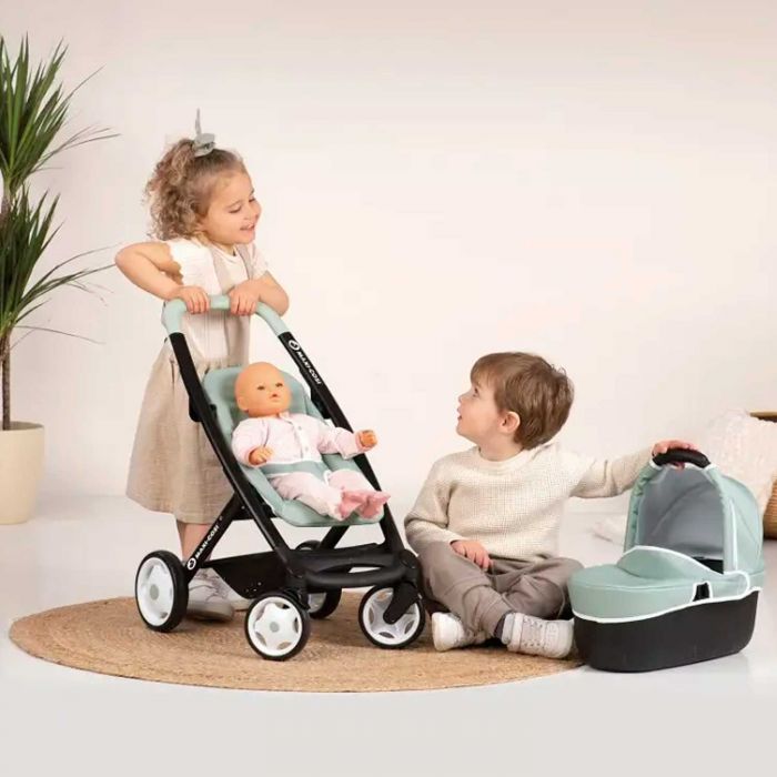 Коляска для кукол Smoby 253120 Quinny 3 в 1 Мята