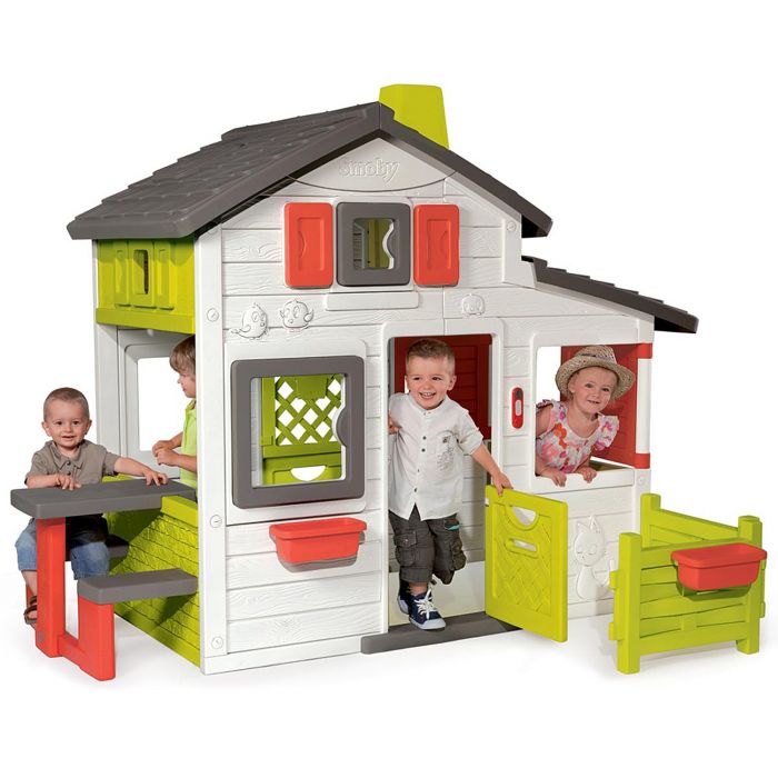 Игровой домик с чердаком и дверным звонком Smoby 310209