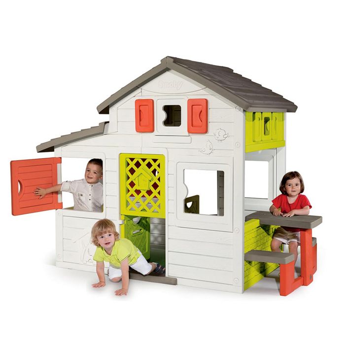 Игровой домик с чердаком и дверным звонком Smoby 310209
