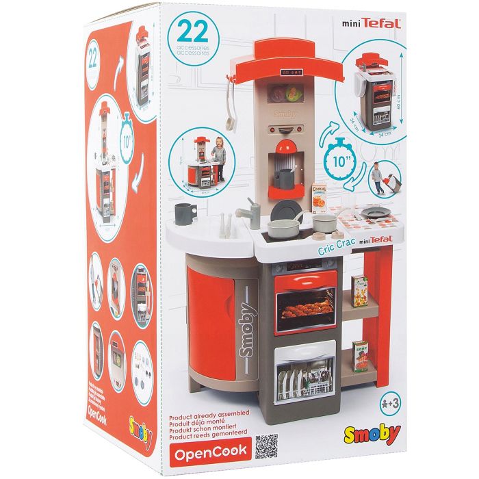 Раскладная кухня Smoby 312200 Open Cook Mini Tefal