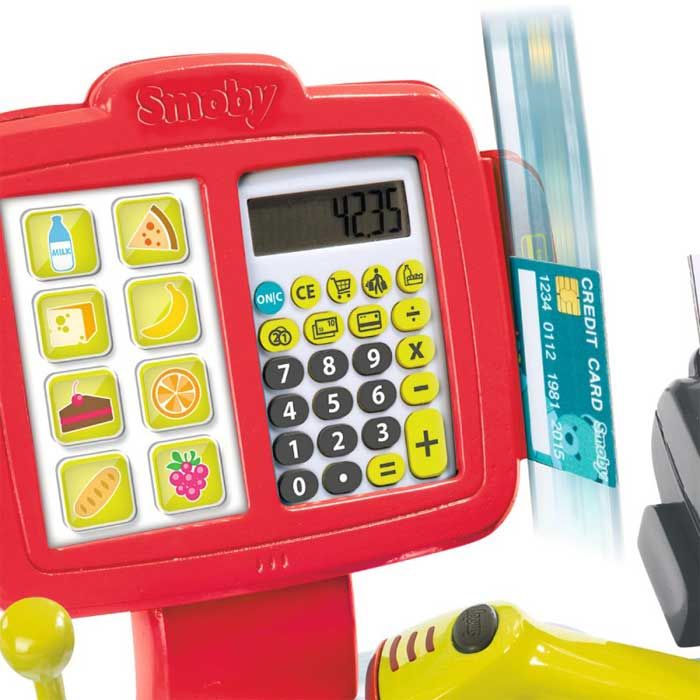 Электронная касса Smoby 350107 с аксессуарами