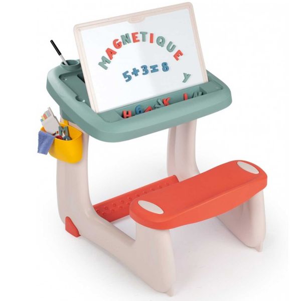 Парта Smoby 420107 с двухсторонней доской для рисования Парта Smoby 420107 с двухсторонней доской для рисования