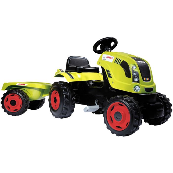 Трактор педальний Smoby 710114 Farmer XL Claas з причепом