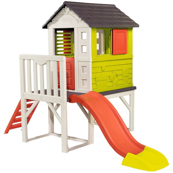 Игровой домик на сваях с горкой Smoby 810800 Nature Игровой домик на сваях с горкой Smoby 810800 Nature